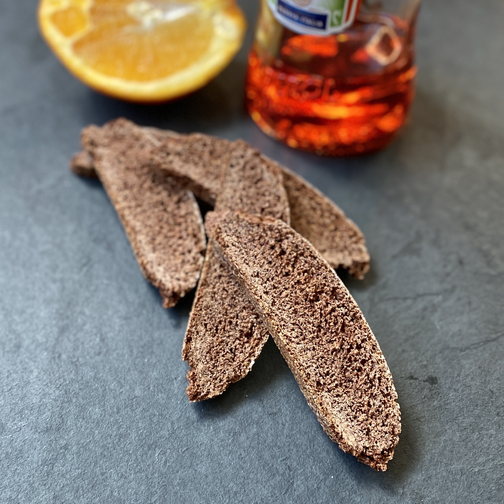 Orange Cocoa Biscotti