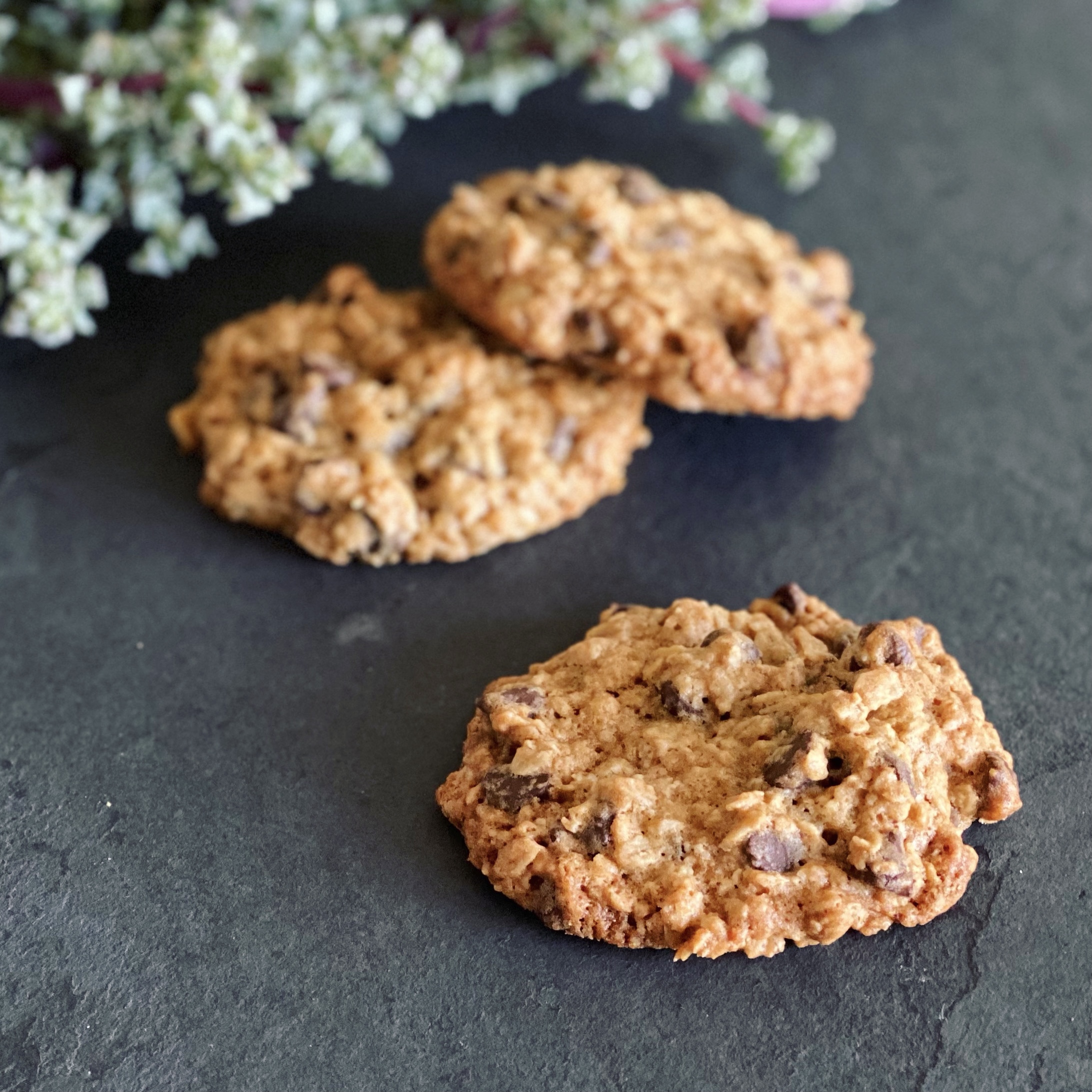 Cookies aux Flocons d'Avoine et Pépites de Chocolat